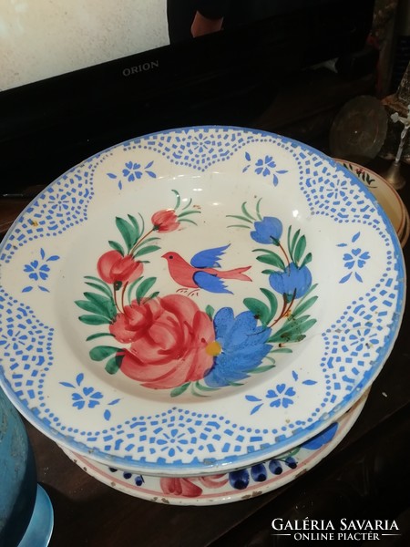 Antique painted antique plate from collection 36