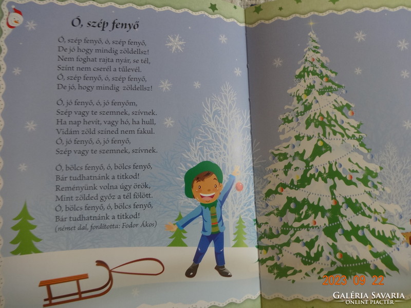 JÖN MÁR A MIKULÁS - karácsonyi versek, mesék - szép, illusztrált gyermekkönyv