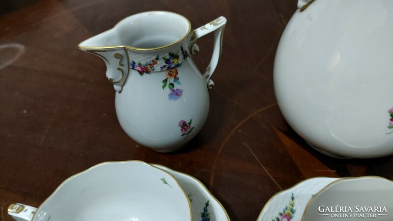 Herend tea set for 6 persons with Liechtenstein pattern
