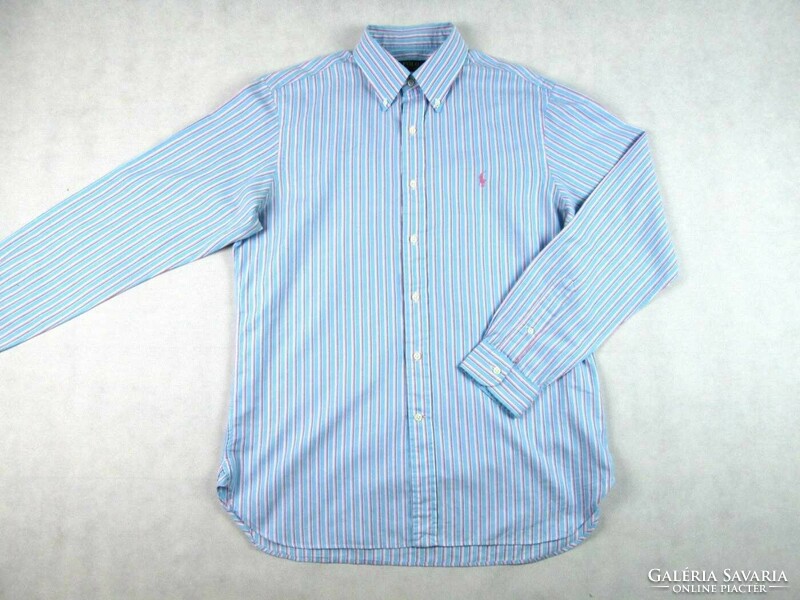 Original ralph lauren (l / xl) elegant striped long sleeve men's shirt