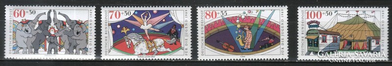 Postatiszta Bundes 1962 Mi 1411-1414     13,00 Euró