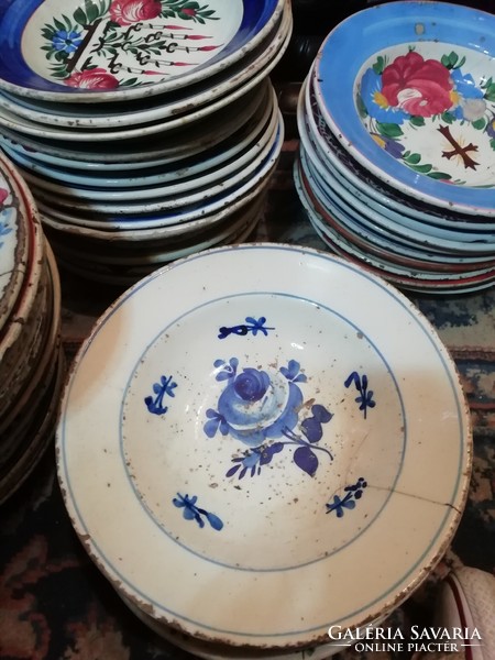 Dávid csillagos festett Antik tányér gyűjteményből 3.