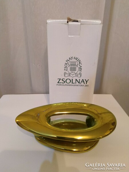 Zsolnay eozin table decoration, pen holder