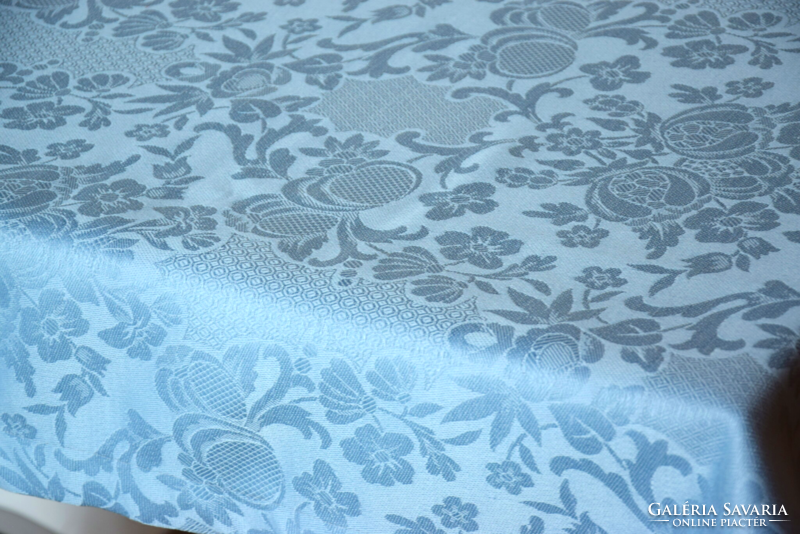 Never used silk damask brocade silk tablecloth tablecloth tablecloth 171 x 147