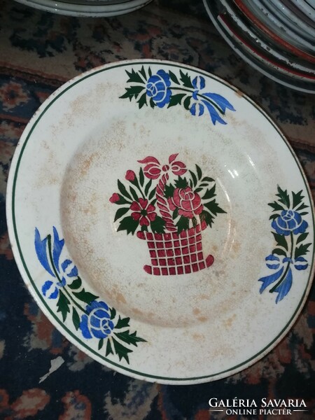 Hollóháza festett Antik tányér gyűjteményből 9