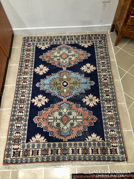 Turkish hand-knotted antique carpet
