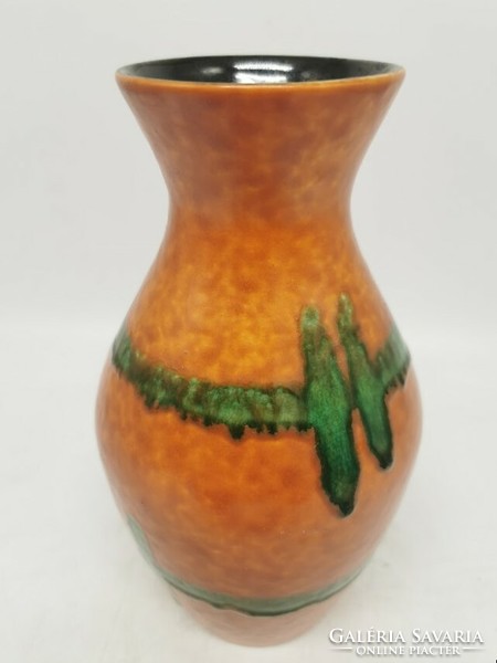 Retro vase, West Germany ceramic, 22.5 cm high