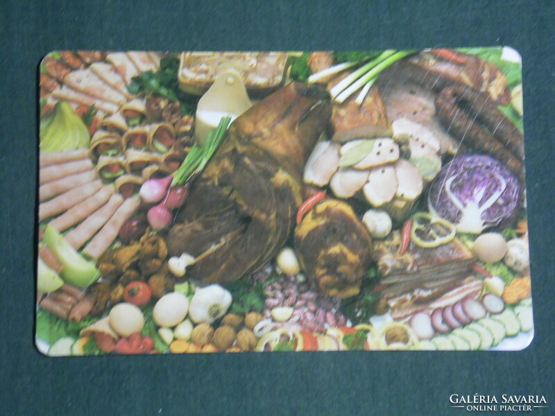 Card calendar, agromark game meats, ágker kft, 1988, (3)