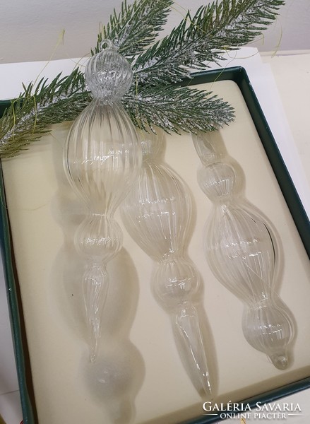 Üveg karácsonyfadísz csomag originált