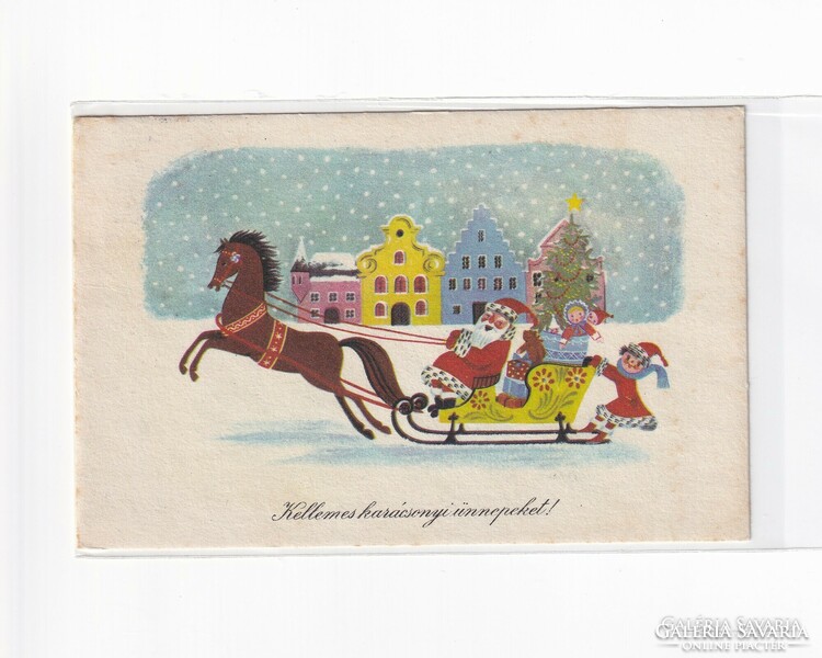 T:08 Santa Claus postcard (k. Kató Lukáts) 03