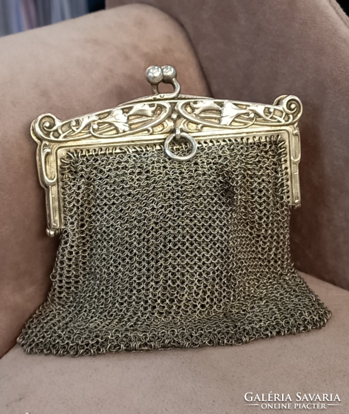 Antique silver wallet