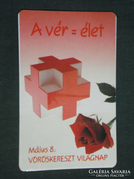 Kártyanaptár, Magyar Vöröskereszt, 1988,   (3)