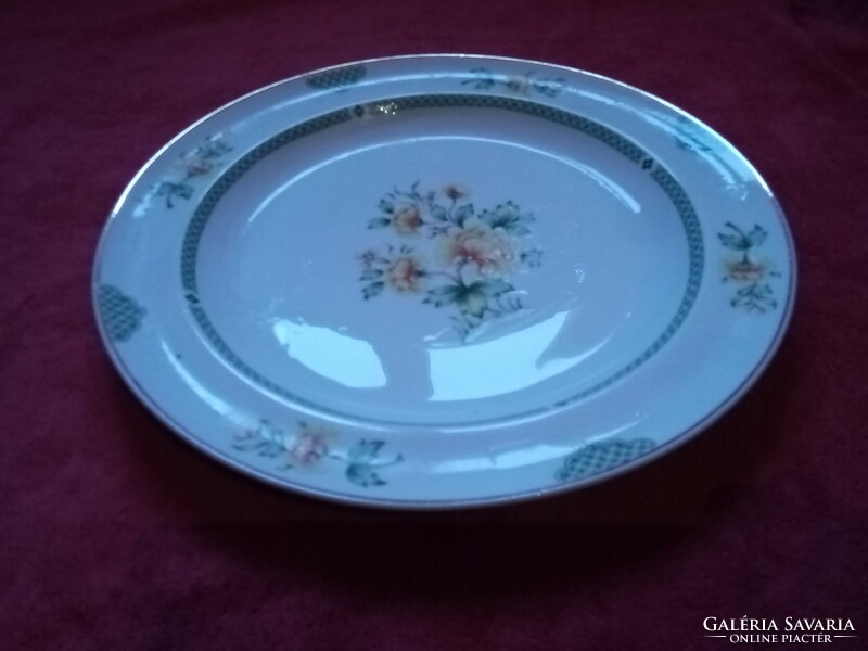 Hollóháza porcelain serving bowl for Christmas, New Year's Eve and New Year celebrations