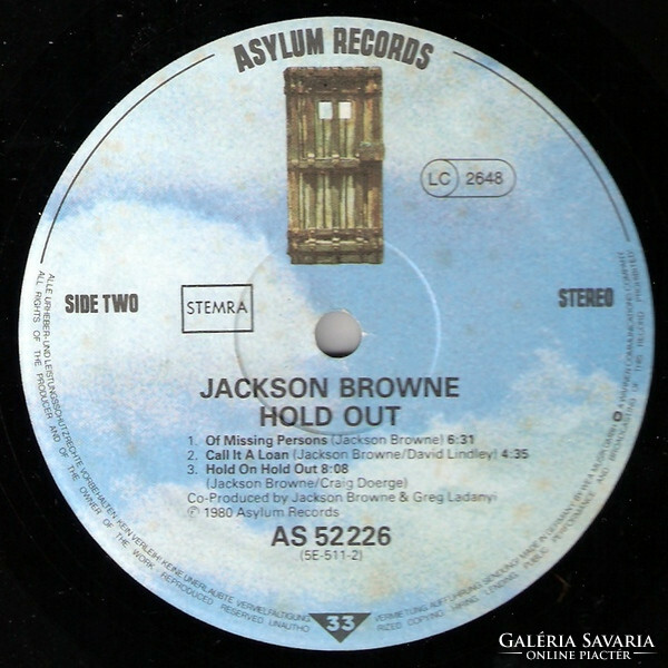 Jackson Browne - Hold Out (LP, Album)