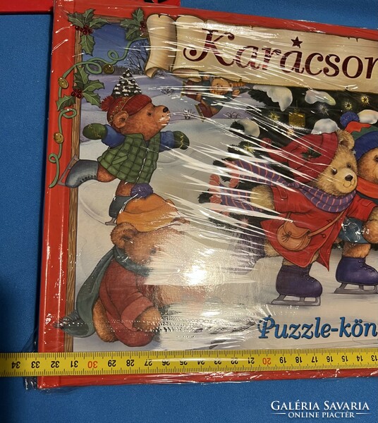 Karácsony puzzle könyv
