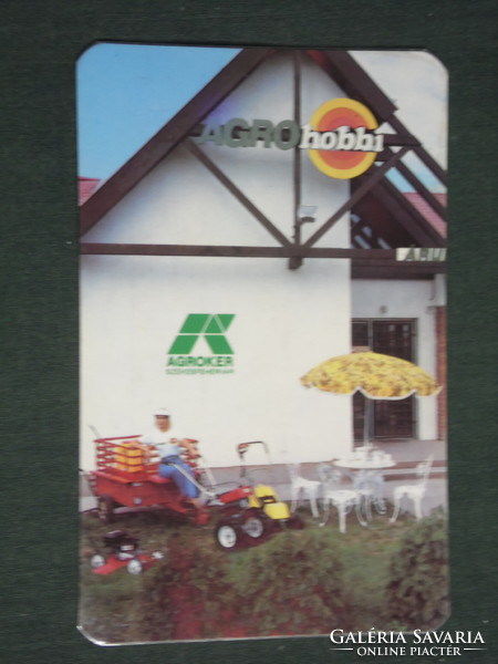 Card calendar, Székesfehérvár agroker store, erotic female model, 1988, (3)