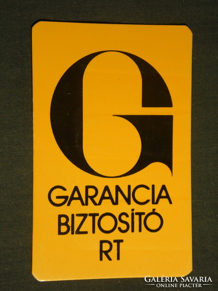 Card calendar, guarantee insurance rt. ,1988, (3)
