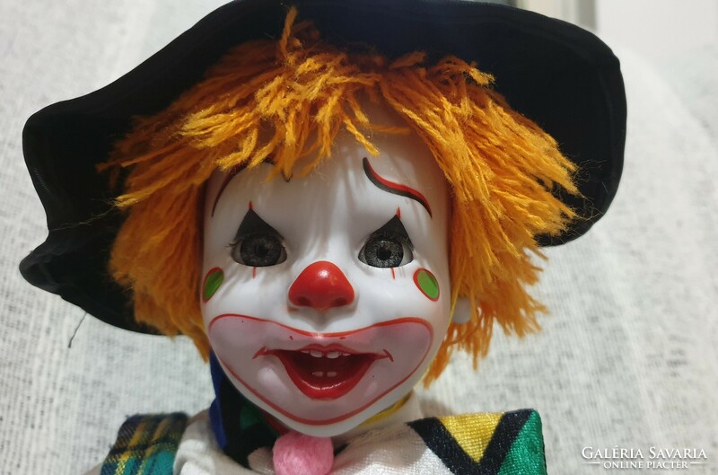Clowns - smiling - not porcelain - for sale - 2 pieces
