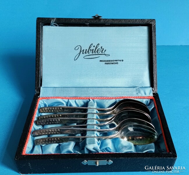 Jubiler silver-plated teaspoon spoon set