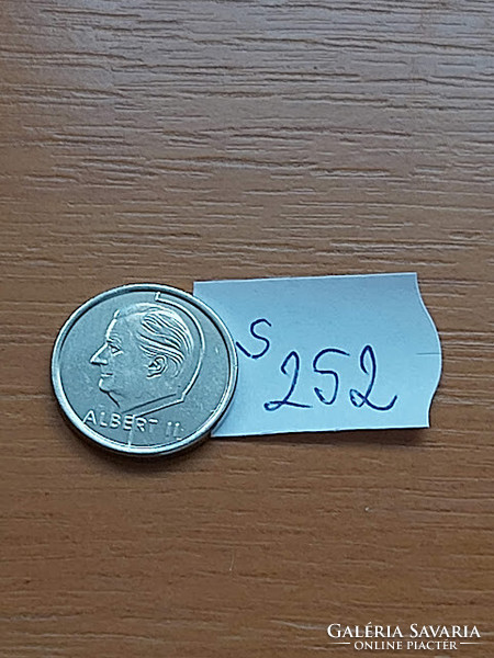 Belgium belgique 1 franc 1998 steel nickel, ii. King Albert s252