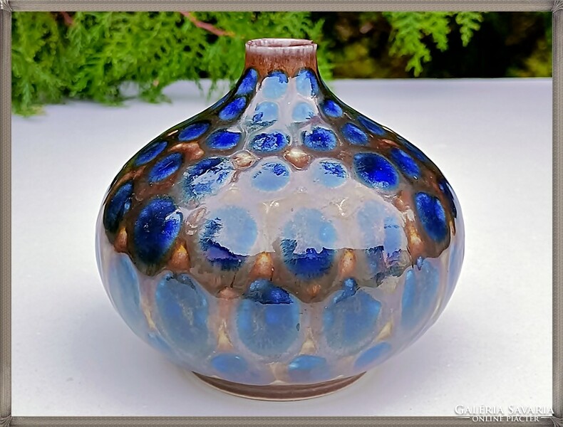 Különleges Elfried Balzar-Kopp kézműves kerámia váza