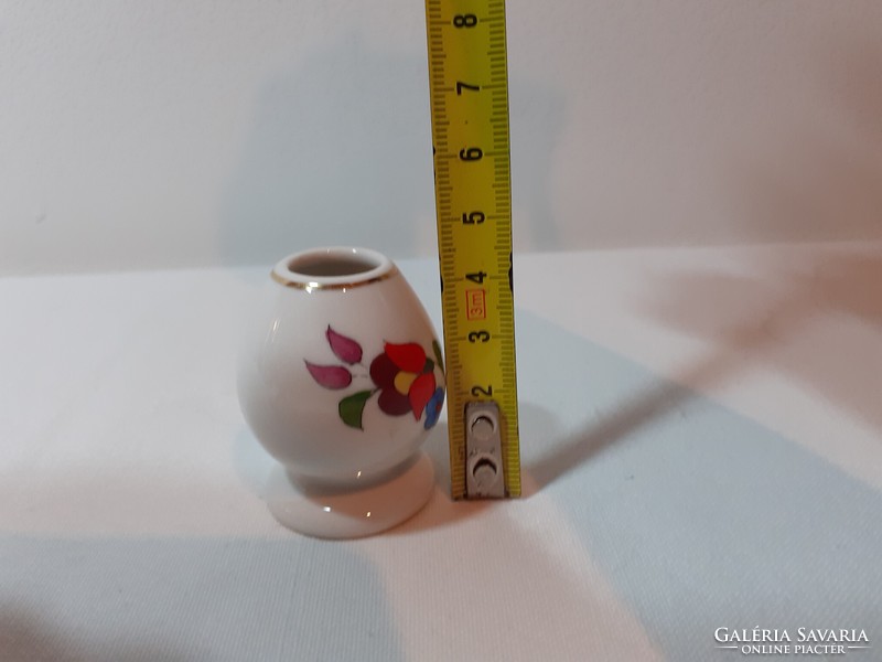 Kalocsa hand painted mini vase / candle holder