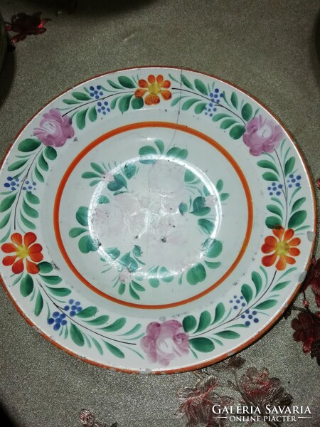 Painted antique plate from collection 26