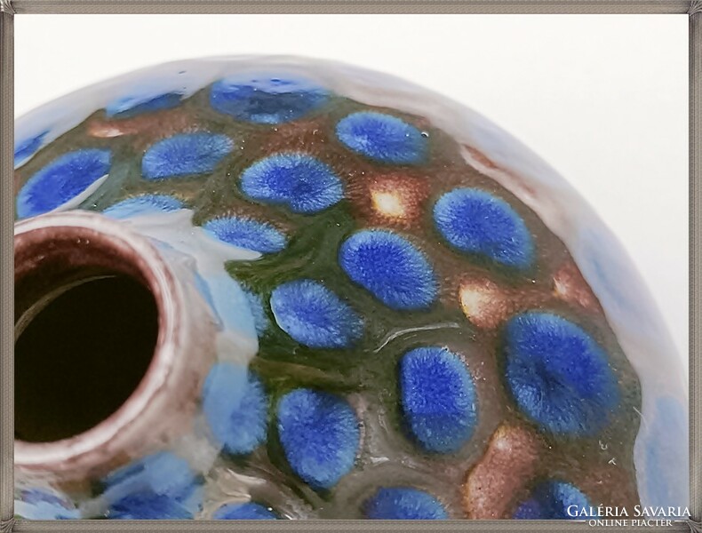 Különleges Elfried Balzar-Kopp kézműves kerámia váza
