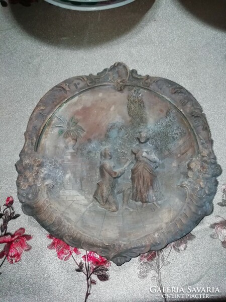 Antique terracotta marked wall decoration 7