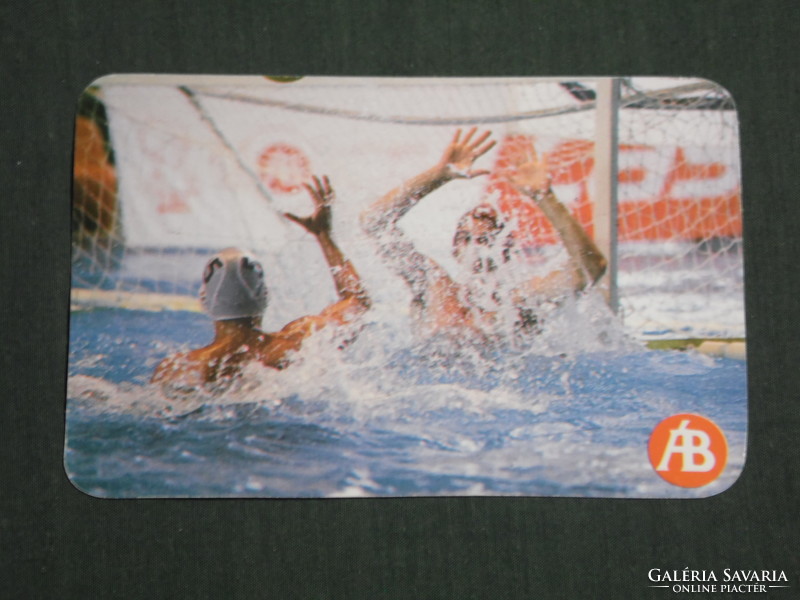 Card calendar, state insurance, sports competition, water polo, 1991, (3)