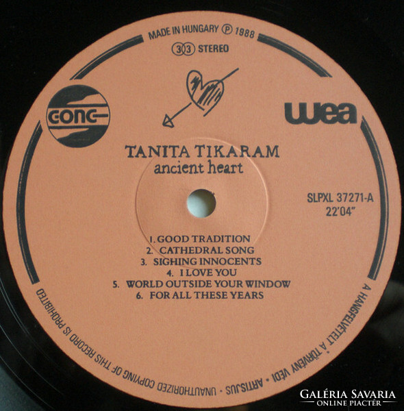 Tanita Tikaram - Ancient Heart (LP, Album)