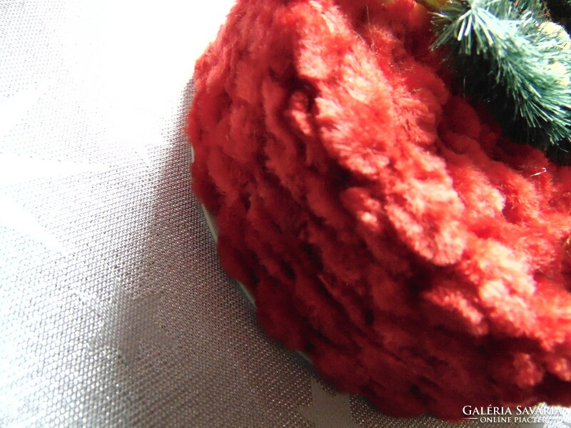 Old Christmas chenille box for treasures