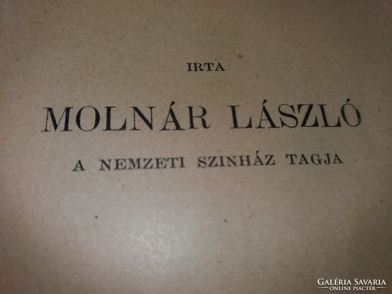 1906 .Molnár László. Jelmeztan. Színésziskolák használatára antik tankönyv saját kiadás