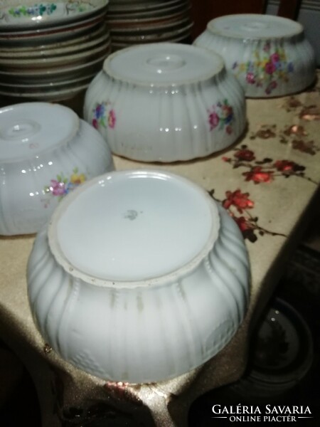 Antique Zsolnay porcelain coma bowl 4 pcs