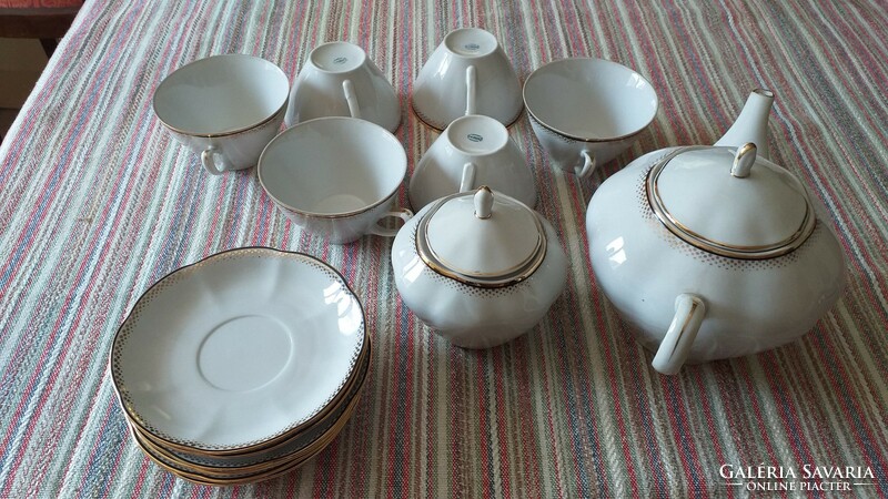 Iris porcelain elegant simple tea set