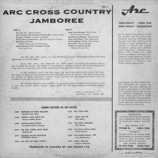 Various - face cross country jamboree (lp, smplr)