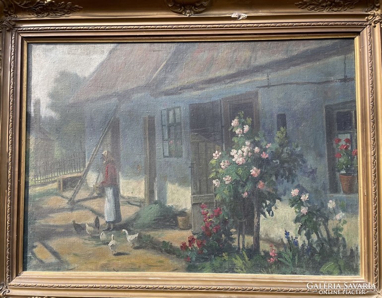 Remecz Lászó festmény