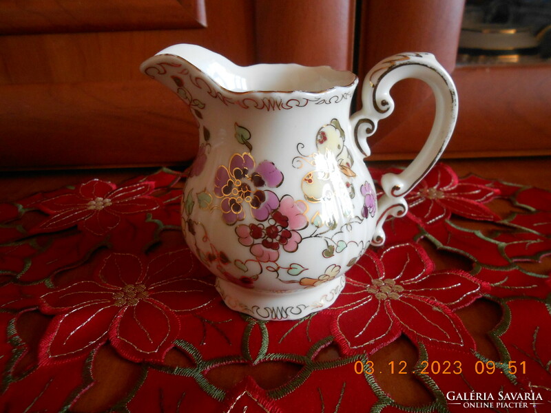 Zsolnay butterfly milk spout for tea set