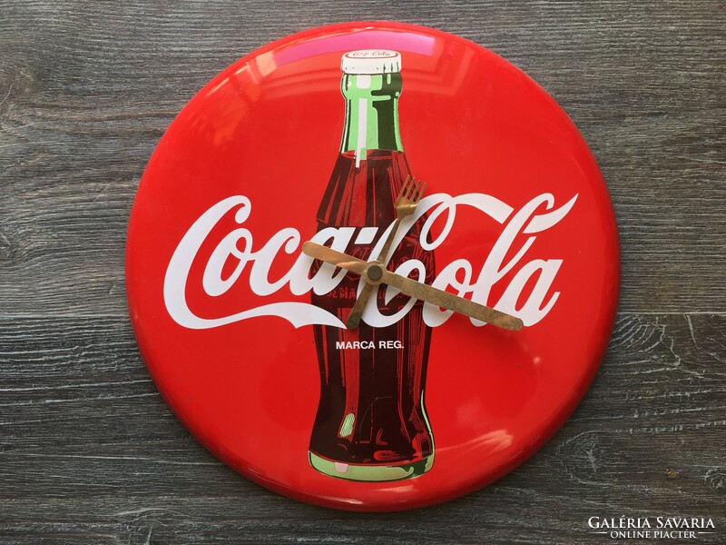 Coca cola wall clock junghans