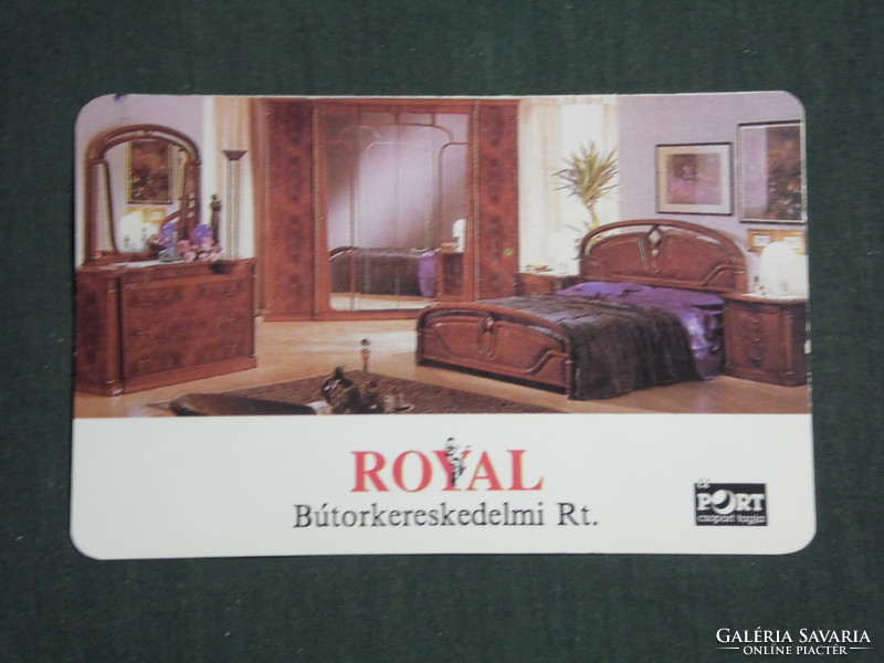Kártyanaptár, Royal bútor lakberendezési üzlet, Budapest, 1994,   (3)