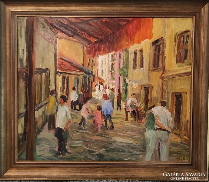 M. Náray Zsuzsanna olaj festmény