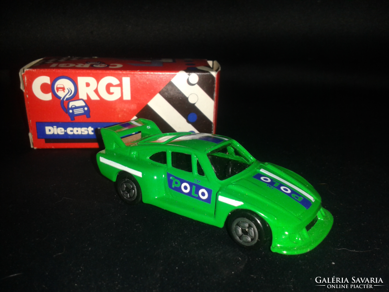 Corgi porsche 935 green polo made in gt britain with box 1985