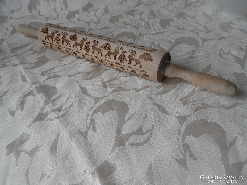 Christmas pattern rolling pin, stretcher
