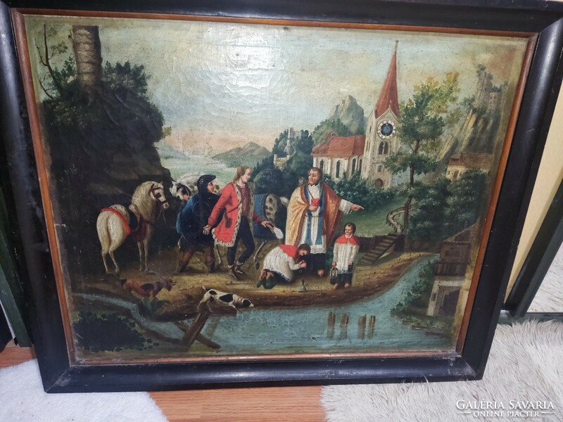 Antique painting 74x59 cm