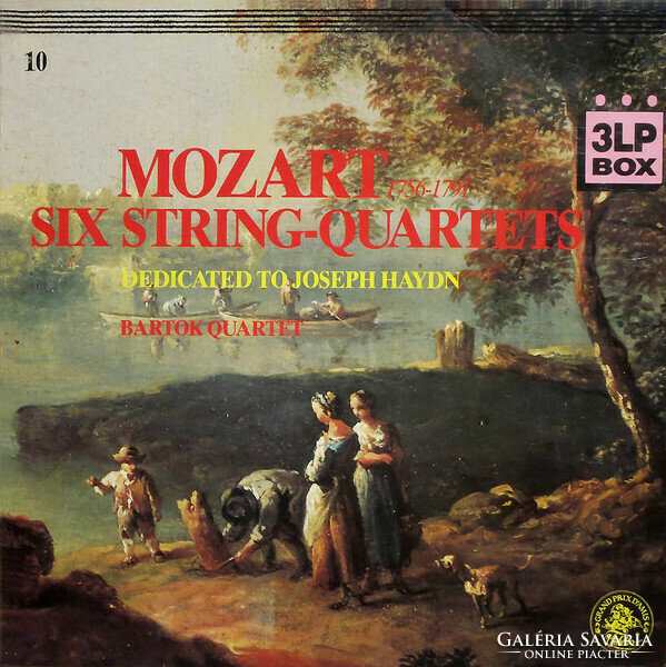 Mozart, Bartok Quartet - Six String-Quartets (Dedicated To Joseph Haydn) (3xLP + Box)