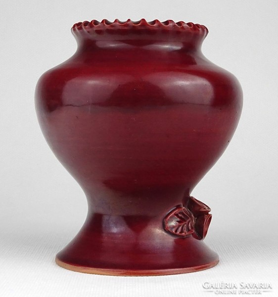 1P974 Iparművészeti kerámia váza LIGNIFER 12.5 cm