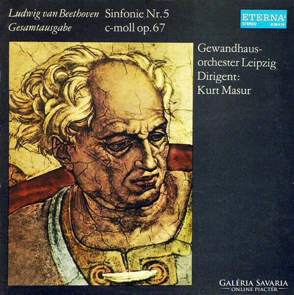 Beethoven, gewandhausorchester leipzig, conductor: kurt masur - symphony no. 5 C minor op.67 (Lp, rp)