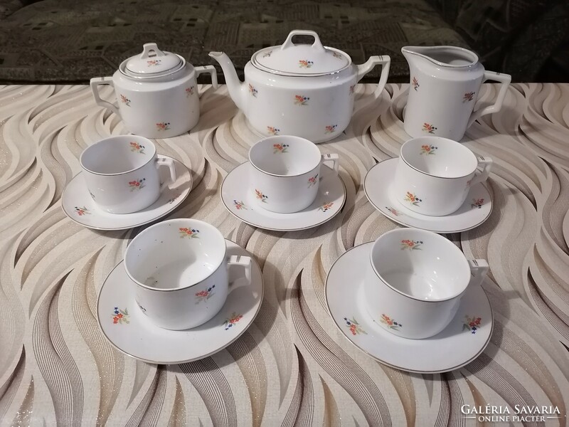 Zsolnay antique tea set