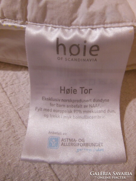 Quilt - hoie - asthma - allergy recommended by Nordic - 15 years - warranty - 13 x 90 cm - like new