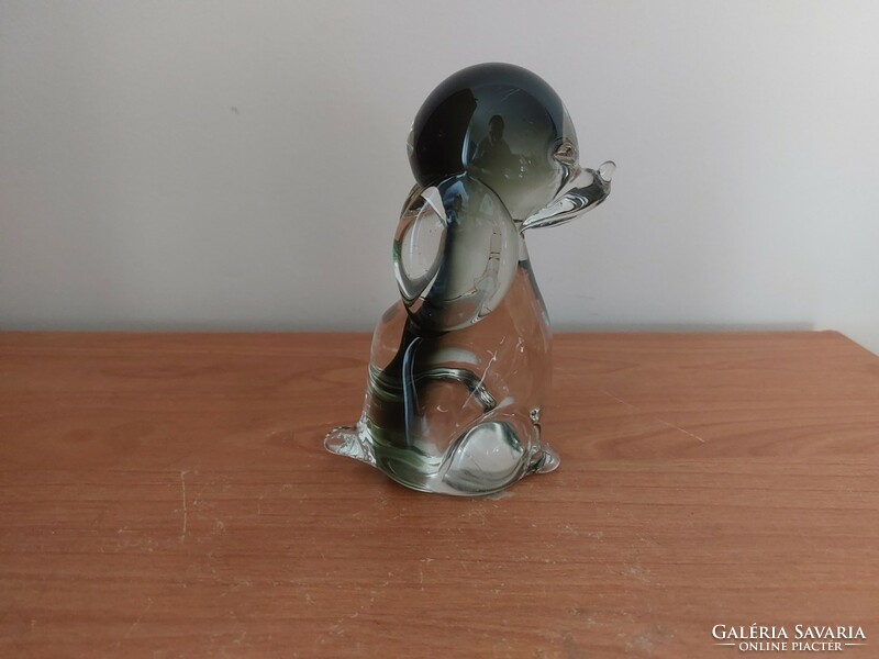 (K) Aranyos kis muránói üvegkutya